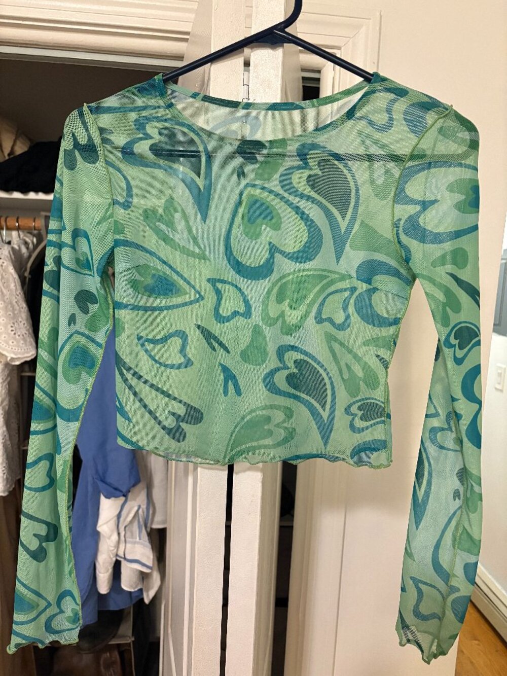 Princess Polly Sheer Patterned Top